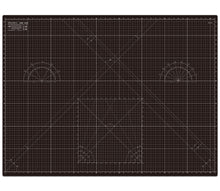 Load image into Gallery viewer, Shiny Merry - A0 120x90cm (48"x36") DIY Craft PVC Inch & Metric Self Healing Cutting Mat-Black/Gray