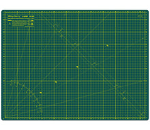 Load image into Gallery viewer, Shiny Merry - A2 60x45cm (24"x18") DIY Craft PVC Inch & Metric Self Healing Cutting Mat-Green/Green