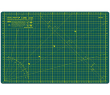 Load image into Gallery viewer, Shiny Merry - A3 45x30cm (18"x12") DIY Craft PVC Inch & Metric Self Healing Cutting Mat-Green / Green