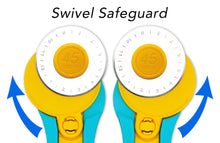 Load image into Gallery viewer, Shiny Merry - 45 mm Rotary Cutter for Fabric, Leather, Crafting, Sewing, Quilting, Fabric Rotary Cutter Perfect for Left & Right Hand -BLUE