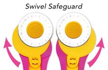 Load image into Gallery viewer, Shiny Merry - 45 mm Rotary Cutter for Fabric, Leather, Crafting, Sewing, Quilting, Fabric Rotary Cutter Perfect for Left & Right Hand -PINK