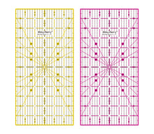 Load image into Gallery viewer, Shiny Merry 6 x 12 inch Non Slip Acrylic Quilting Ruler for Patchwork, Sewing Yellow and Black Template Lines