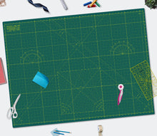 Load image into Gallery viewer, Shiny Merry - A0 120x90cm( 48"x36") DIY Craft PVC Inch & Metric Self Healing Cutting Mat-Green/Green