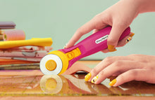 Load image into Gallery viewer, Shiny Merry - 45 mm Rotary Cutter for Fabric, Leather, Crafting, Sewing, Quilting, Fabric Rotary Cutter Perfect for Left & Right Hand -PINK
