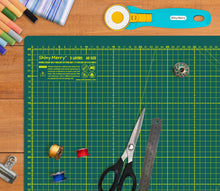 Load image into Gallery viewer, Shiny Merry - A0 120x90cm( 48"x36") DIY Craft PVC Inch & Metric Self Healing Cutting Mat-Green/Green