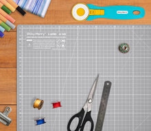Load image into Gallery viewer, Shiny Merry - A1 90x60cm (36"x24") DIY Craft PVC Inch & Metric Self Healing Cutting Mat-Black/Gray