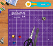 Load image into Gallery viewer, Shiny Merry - A2 60x45cm (24"x18") DIY Craft PVC Inch & Metric Self Healing Cutting Mat-Pink/Purple