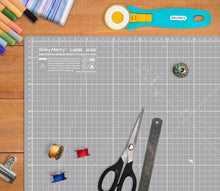 Load image into Gallery viewer, Shiny Merry - A2 60x45cm (24"x18") DIY Craft PVC Inch & Metric Self Healing Cutting Mat-Black/Gray
