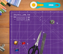 Load image into Gallery viewer, Shiny Merry - A3 45x30cm (18"x12") DIY Craft PVC Inch & Metric Self Healing Cutting Mat-Pink / Purple