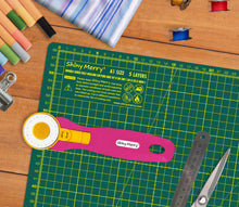 Load image into Gallery viewer, Shiny Merry - 45 mm Rotary Cutter for Fabric, Leather, Crafting, Sewing, Quilting, Fabric Rotary Cutter Perfect for Left & Right Hand -PINK