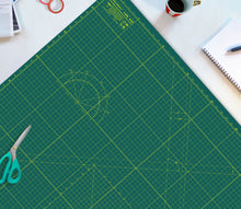 Load image into Gallery viewer, Shiny Merry - A0 120x90cm( 48"x36") DIY Craft PVC Inch & Metric Self Healing Cutting Mat-Green/Green
