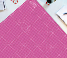 Load image into Gallery viewer, Shiny Merry - A0 120x90cm( 48"x36") DIY Craft PVC Inch & Metric Self Healing Cutting Mat-Pink/Purple