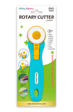 Load image into Gallery viewer, Shiny Merry - 45 mm Rotary Cutter for Fabric, Leather, Crafting, Sewing, Quilting, Fabric Rotary Cutter Perfect for Left & Right Hand -BLUE