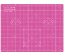 Load image into Gallery viewer, Shiny Merry - A2 60x45cm (24"x18") DIY Craft PVC Inch & Metric Self Healing Cutting Mat-Pink/Purple