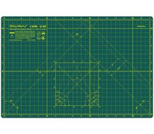 Load image into Gallery viewer, Shiny Merry - A3 45x30cm (18"x12") DIY Craft PVC Inch & Metric Self Healing Cutting Mat-Green / Green