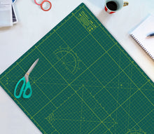 Load image into Gallery viewer, Shiny Merry - A1 90x60cm (36"x24") DIY Craft PVC Inch & Metric Self Healing Cutting Mat-Green/Green