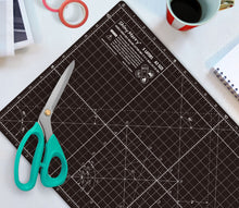 Load image into Gallery viewer, Shiny Merry - A3 45x30cm (18"x12") DIY Craft PVC Inch & Metric Self Healing Cutting Mat-Black / Gray