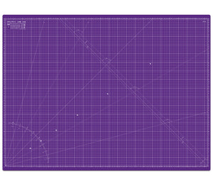 Shiny Merry - A0 120x90cm( 48"x36") DIY Craft PVC Inch & Metric Self Healing Cutting Mat-Pink/Purple
